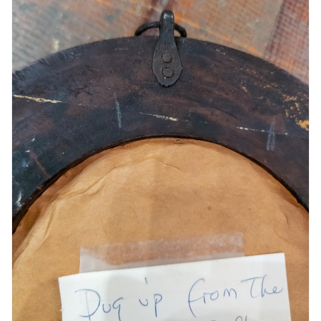 18th Century Giltwood Frame With British Metal Royal Warrant From Revolutionary War Era For Sale - Image 11 of 12