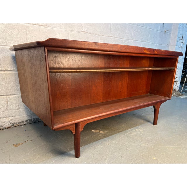 Mid-Century Modern Danish Walnut Desk Attributed to Svend Åge Madsen For Sale - Image 15 of 17