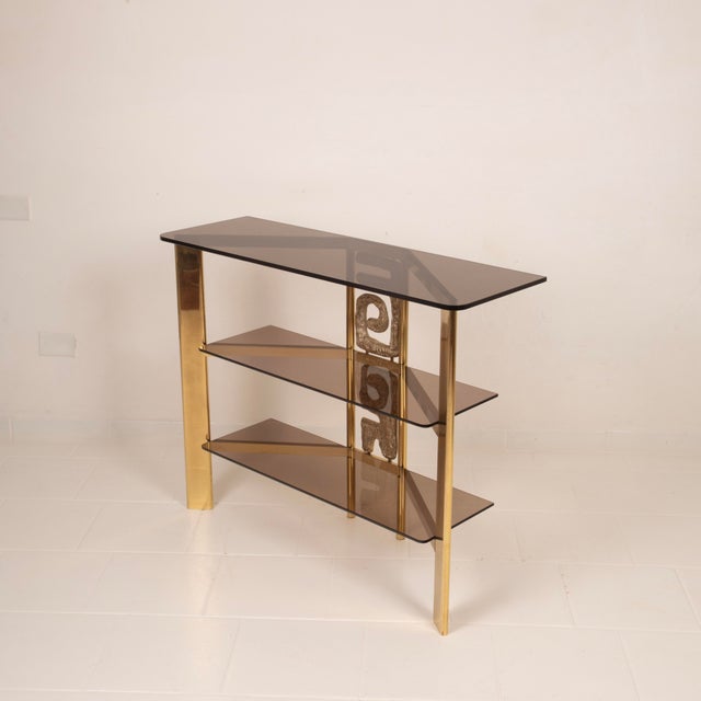 Nikol Console Table by Luciano Frigerio for Frigerio Di Desio, 1970s For Sale - Image 9 of 18