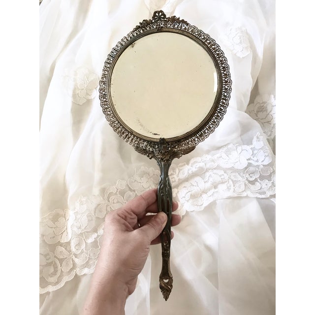 1940s Antique Handheld Mirror Chairish