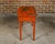 Red English Red Lacquer Faux Bamboo 19th Century Desk with Gilded Chinoiserie Décor For Sale - Image 8 of 12