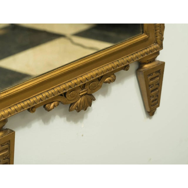 1990s Italian Wood Medallion Mirror For Sale - Image 5 of 8