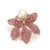 Bochic "Orient" Vintage Rodorite & Pearl Cocktail Ring Set In 18K Gold & Silver For Sale - Image 14 of 18