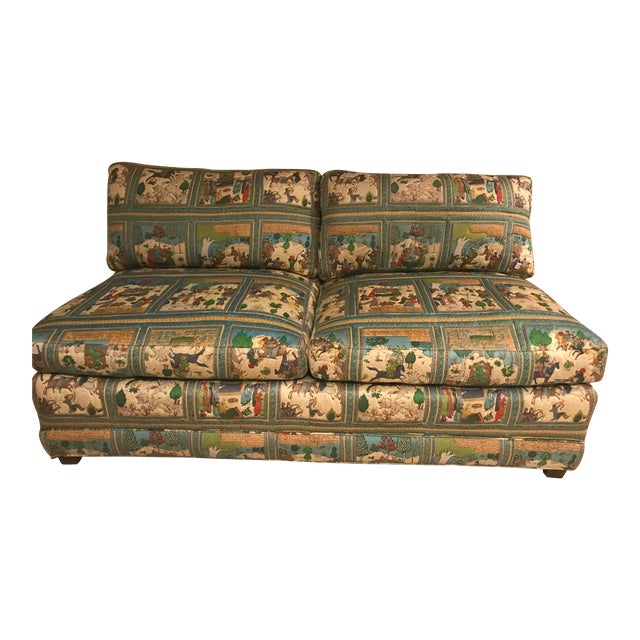 Mid Century Baker Armless Loveseat Chairish The loveseat was so easy to put together i think a 5 year old could have done it. chairish