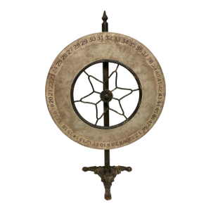 Decorative Gaming Wheel on Iron Base
