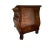 Italian Henredon Italian Provincial Bombay Form Burled Walnut Nightstands, Pair For Sale - Image 3 of 5