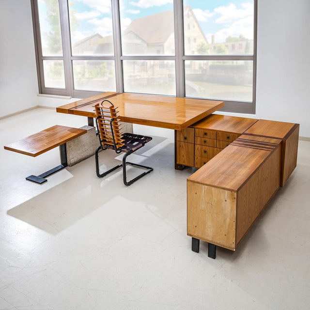 1960s Large U-Shaped Executive Desk, Italy, 1960s For Sale - Image 5 of 13