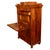Antique Austrian Flame Mahogany Inlaid Rosewood Biedermeier Secretary Chest 1820 For Sale - Image 15 of 17