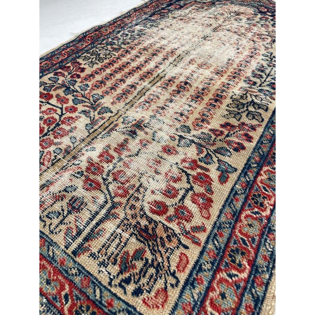 Vintage GIRAFFE MOTIFS Tree of Life Piece Rug 2.7 x 4.5 For Sale - Image 4 of 10