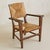 French Wood + Rush Armchair, 1940s For Sale - Image 16 of 18