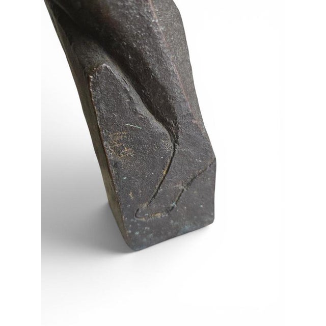 Unknown, Abstract Bronze Torso Sculpture, 1950, Bronze For Sale - Image 9 of 11