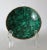 1960s Vintage Italian Coved Malachite Stone & Bronze Rimmed Catchall, and/or Nut/Candy Decorative Bowl For Sale - Image 5 of 14