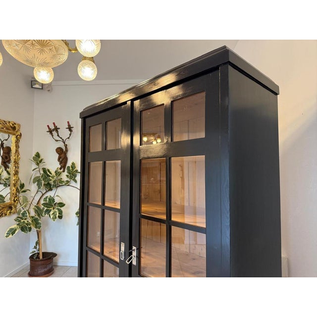 Antique Art Nouveau Display Cabinet, 1890s For Sale - Image 12 of 16