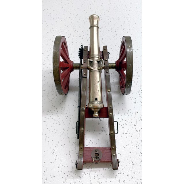 Vintage French Napoleonic artillery model "Gribauval 12lbs". "The Gribeauval guns developed between 1765 and 1774 were...