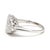 Early 21st Century Princess .75ctw Diamond Ring, 14k White Gold, Ring Size 5.25 For Sale - Image 5 of 6