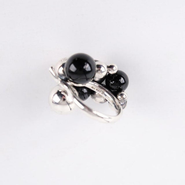 Grape Ring in Sterling Silver from Georg Jensen For Sale - Image 4 of 8