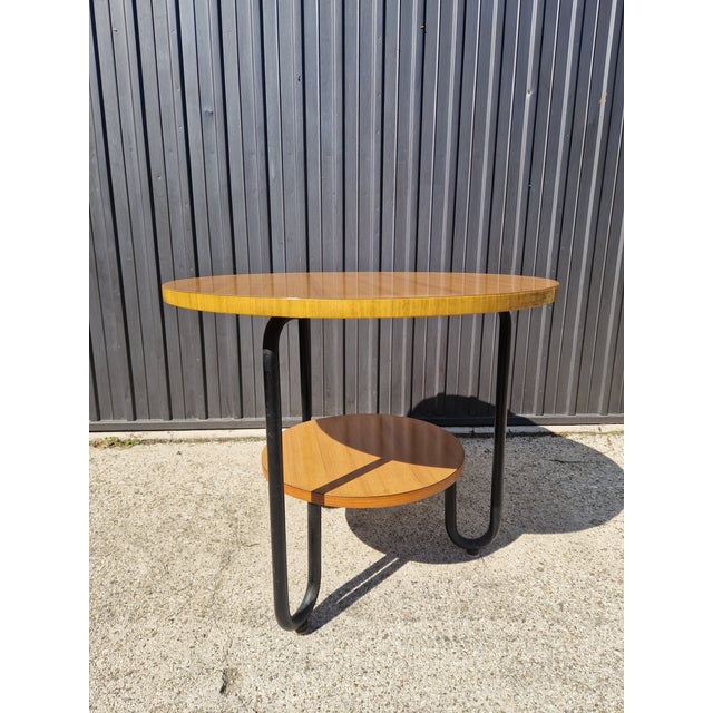 Bauhaus Rationalist Loop Coffee Table, 1940s For Sale - Image 6 of 11