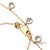 14k(585) Yellow & White Gold Natural Diamond Graduated Drop Necklace For Sale In New York - Image 6 of 12