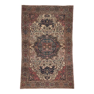 Antique Persian Sarouk Farahan Rug - 04'00 X 06'05 For Sale