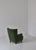 Wood Scandinavian Modern Easy Chair in Green Mohair Velvet Fabric from Fritz Hansen, 1940s For Sale - Image 7 of 18