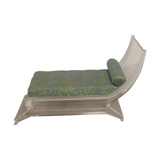 Jonathan Franc Lucite Chaise For Sale