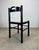 Black Vintage Italian Modern Habitat Style Black Lacquer Dining Chairs—Set of 4 For Sale - Image 8 of 12