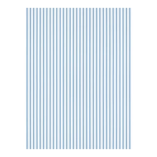 Sample - The House of Scalamandré Johnson Stripe Wallpaper, Delphinium For Sale