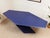 Blue Rare 1970’s Origami Dining Table by Don S. Shoemaker in Blue For Sale - Image 8 of 12