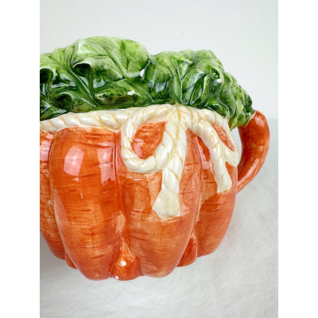 1990s Vintage Bunch of Carrots Tea Pot For Sale - Image 5 of 9