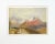 Vintage English Watercolor Landscape - Winter Peaks For Sale - Image 4 of 5