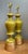 Vintage Gilt Tipped Painted Glass Lamps - A Pair For Sale - Image 15 of 16