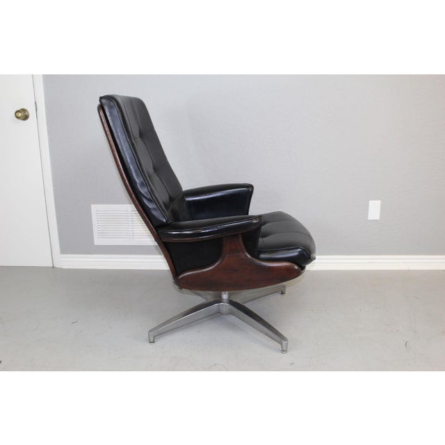 Heywood Wakefield Lounge Chair and Ottoman Chairish