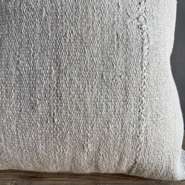 Not Yet Made - Made To Order Vintage Rug Pillow Cover With Original Seams For Sale - Image 5 of 6