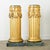 19th Century French Pair of Giltwood & Marble Top Columns For Sale - Image 5 of 12