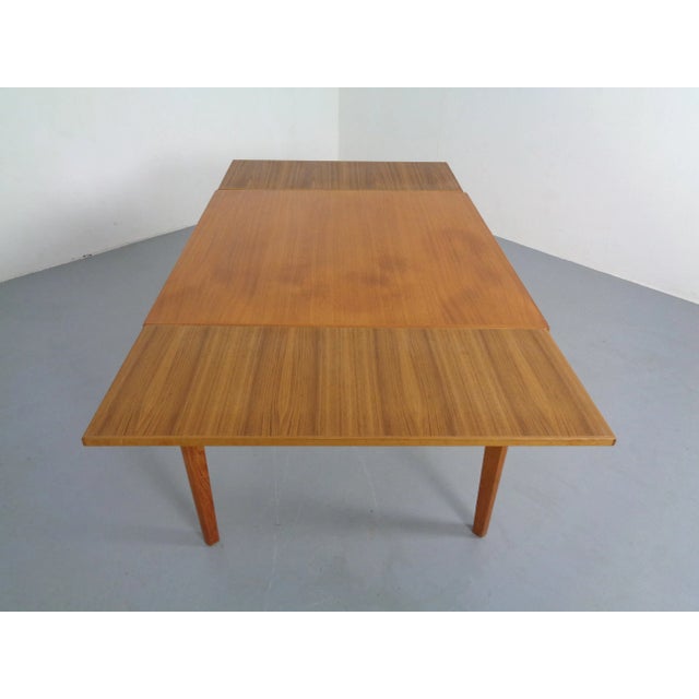 Extendable Teak Dining Table, Denmark, 1960s For Sale - Image 4 of 18