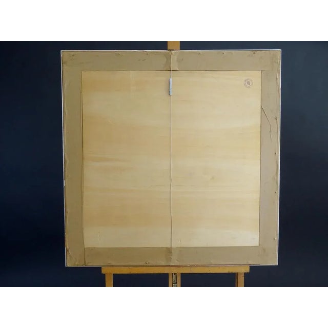 Black Alberto Biasi, Abstract Composition, 1972, Silkscreen Print, Framed For Sale - Image 8 of 10