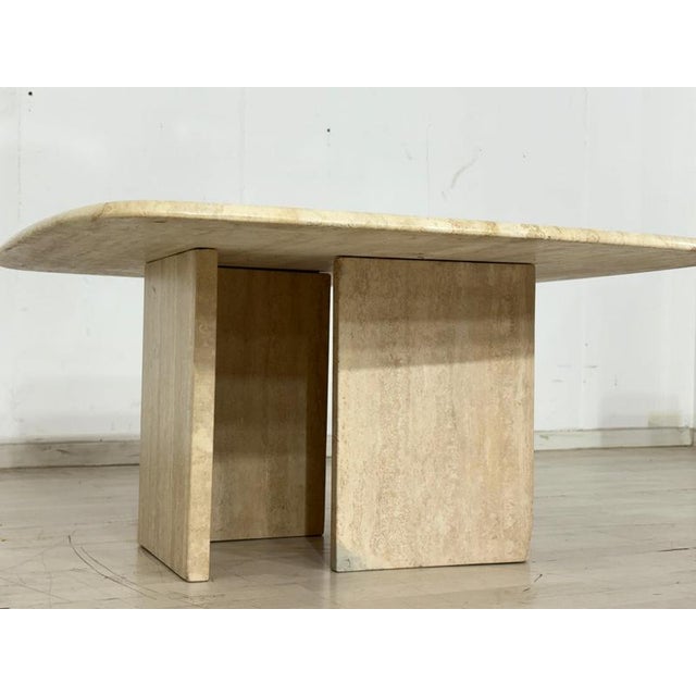 Vintage Travertine Coffee Table, 1970s For Sale - Image 6 of 11