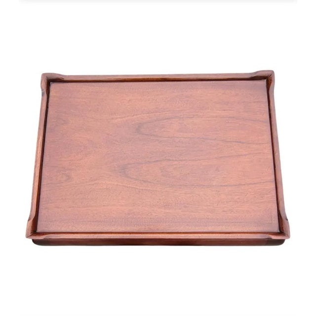 Hickory Chair Furniture Company Hickory Chair Two Tier Mahogany Side Table With Gallery Top For Sale - Image 4 of 8