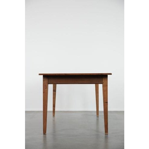 French Dining Table in Cherry Wood For Sale - Image 4 of 15