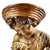 Bronzed & Gilded Terracotta Figure from Goldscheider, 1901 For Sale - Image 9 of 18
