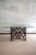 Bamboo and glass dining set – 1970s product details comprising a table with bamboo base and glass top, and six chairs....