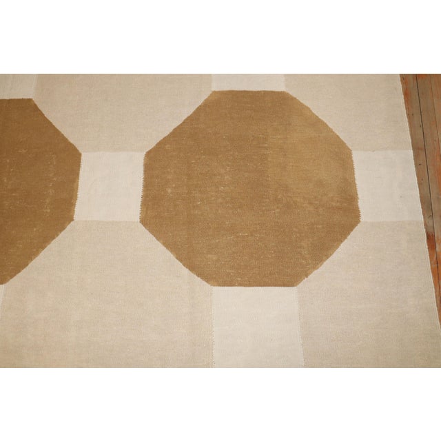 Zabihi Collection Modern Persian Kilim For Sale - Image 11 of 12