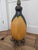 Yellow 1920s Louis Dage Lamp, France For Sale - Image 8 of 10