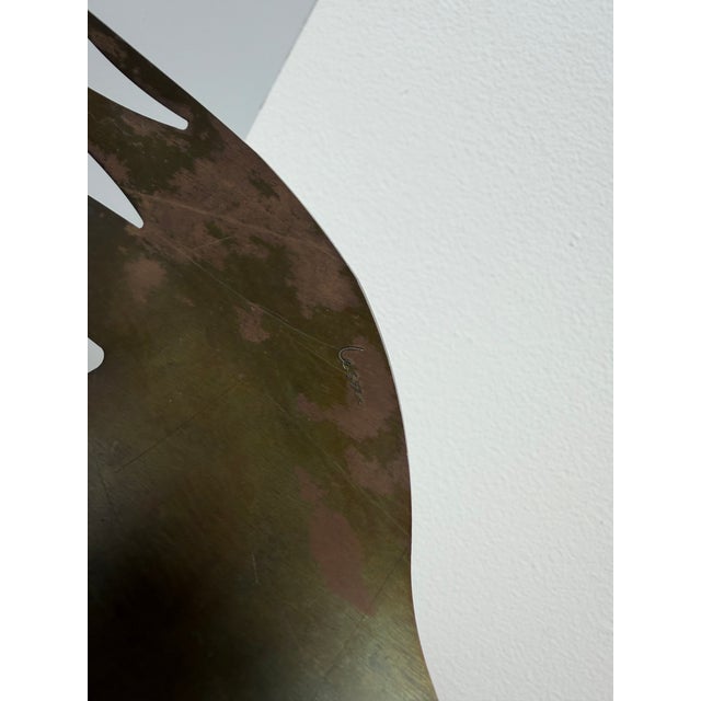 1980’s David Lesser Steel Cutout Giraffe Sculpture – Signed For Sale - Image 10 of 10