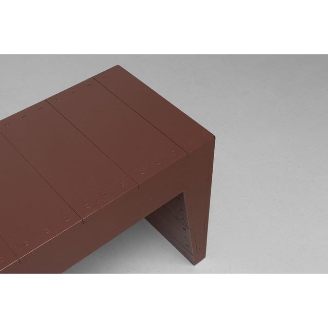 Small Church Bench by Jan de Jong, 1966 For Sale - Image 11 of 16