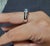 Mens Diamond Wedding Band .23cttw 14k White Gold, Size 9 For Sale - Image 4 of 4