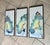 Set 3 Chinese Watercolor Paintings Kingfishers & Lotus Flowers, Framed For Sale - Image 4 of 18