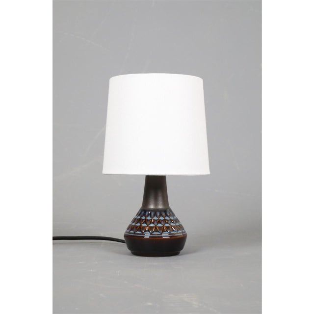 Ceramic Table Lamp from the Blue Series by Einar Johansen for Søholm, 1960s For Sale - Image 14 of 14