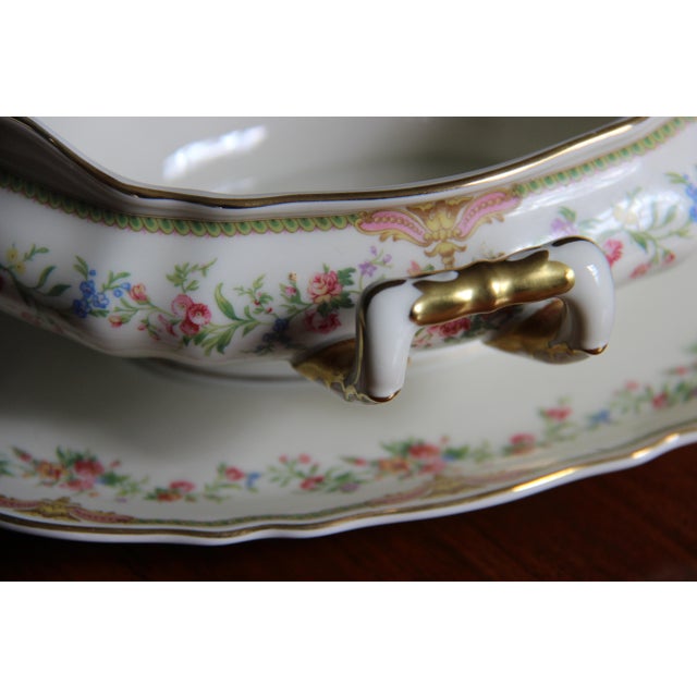 Franconia-Krautheim Aida Gold Verge & Trim China Serving Set - Set of 85 For Sale - Image 9 of 13