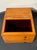 Brown Vintage Mid 20th Century Handcrafted Pine Wood Storage Box With Velvet Lining For Sale - Image 8 of 9